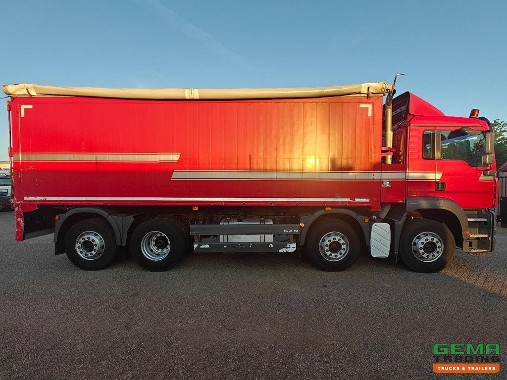 MAN TGA 35.410 8x2/4 Day Cab Euro3 - Aluminum Tipper 33.4 m³ - Manual Transmission - Tarpaulin - Belgian Registration
