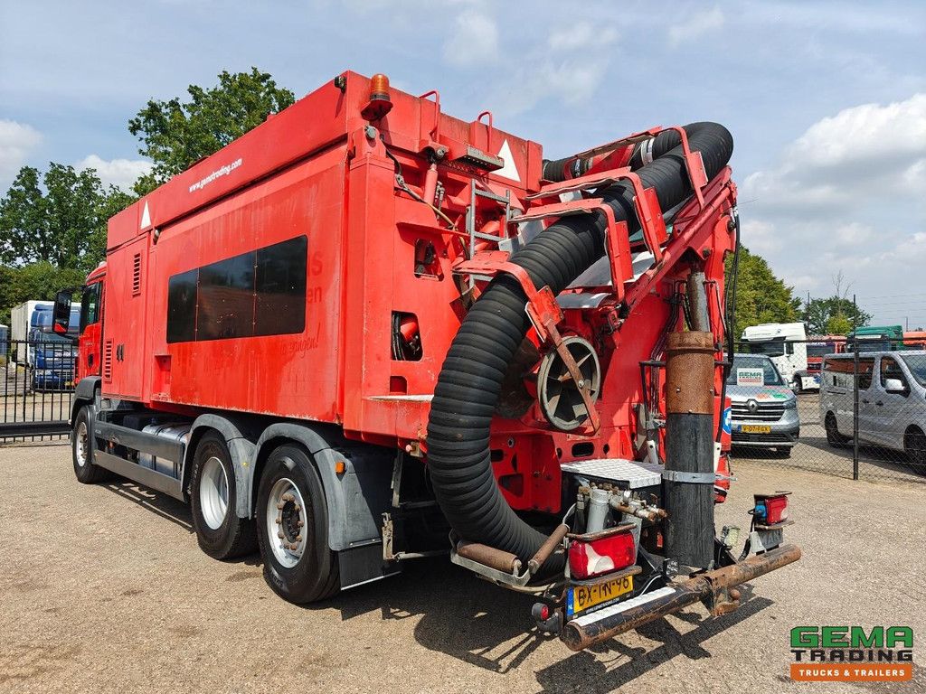 MAN TGS 28.440 6X2-4 BL Euro5 Tageskabine – RSP 2 Turbine – Saugbagger 8 m³ – Hydrostatischer Antrieb – Saugpumpe