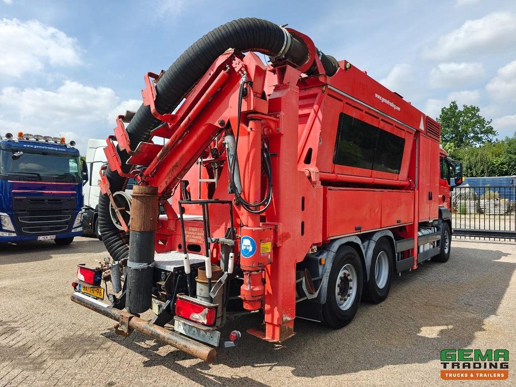 MAN TGS 28.440 6X2-4 BL Euro5 Tageskabine – RSP 2 Turbine – Saugbagger 8 m³ – Hydrostatischer Antrieb – Saugpumpe