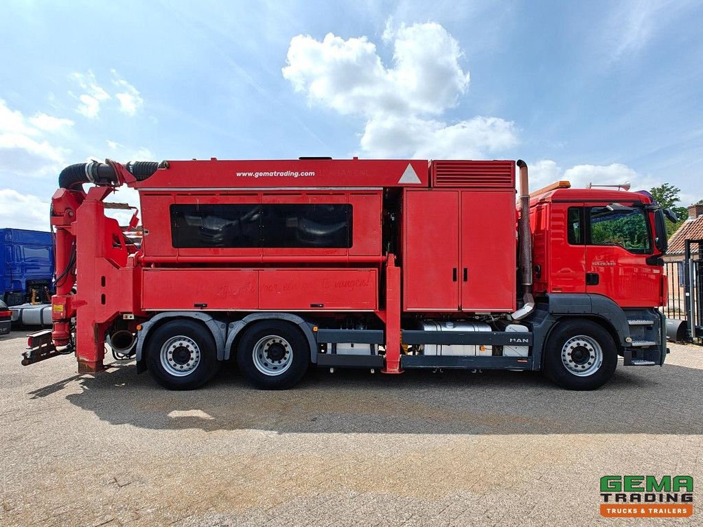 MAN TGS 28.440 6X2-4 BL Euro5 Tageskabine – RSP 2 Turbine – Saugbagger 8 m³ – Hydrostatischer Antrieb – Saugpumpe