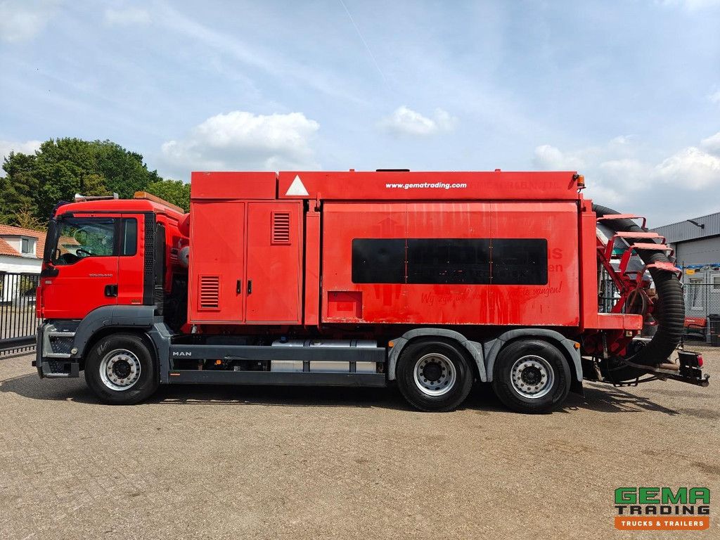 MAN TGS 28.440 6X2-4 BL Euro5 Tageskabine – RSP 2 Turbine – Saugbagger 8 m³ – Hydrostatischer Antrieb – Saugpumpe