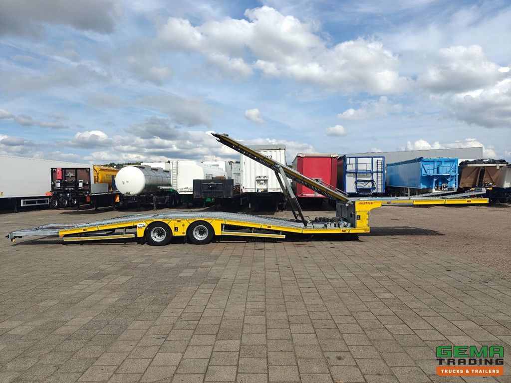 Aksoylu 2 AXLE SEMI TRAILER AutoTransporter 4 Loader - 4300 KG Winch + Remote - LiftDeck - FullyEquipped 04/2027 APK