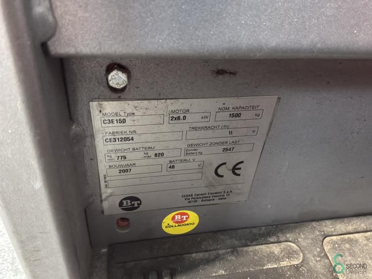 Forklifts Electric BT C3E150R 2007