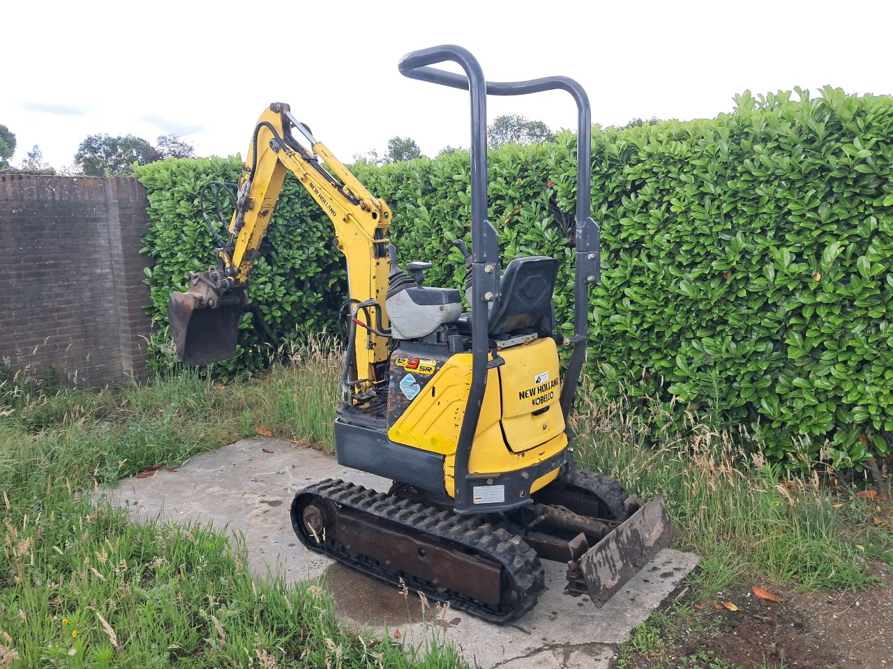 Minigraver New Holland E9SR / Minikraan / Graafmachine