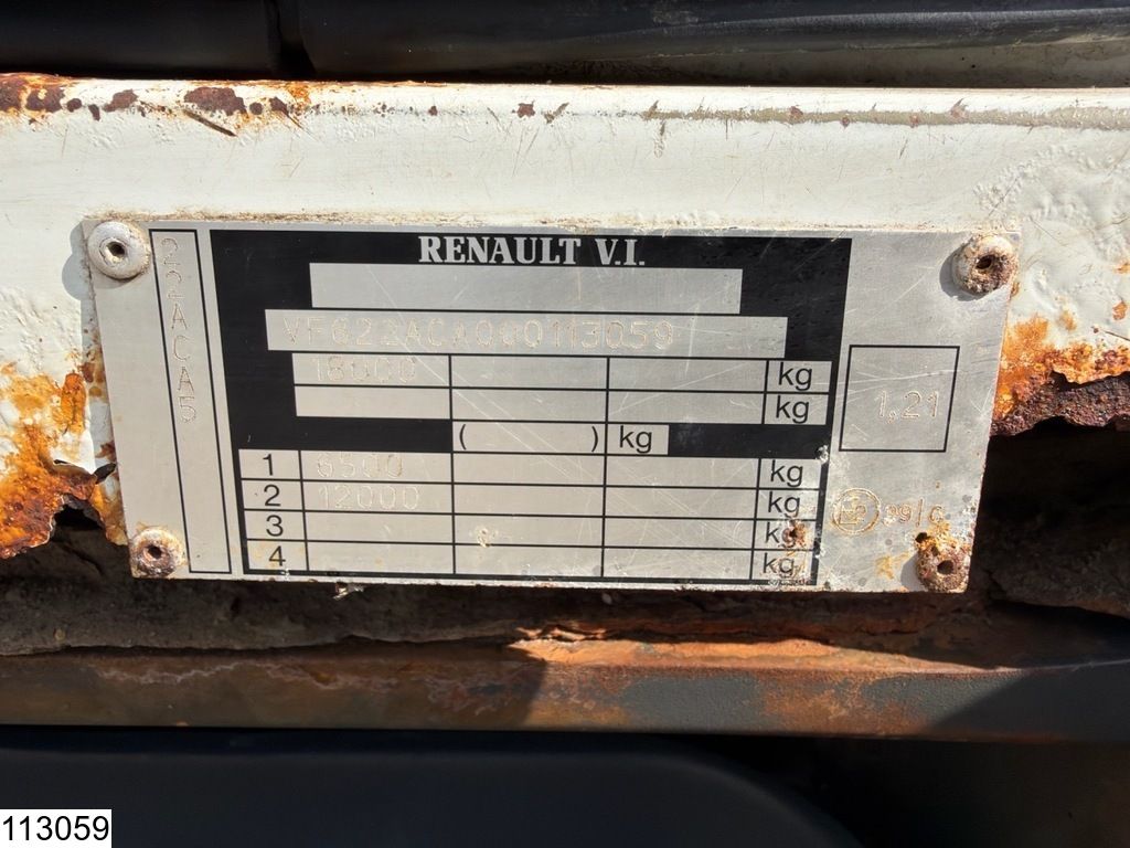 Renault Premium 270 EURO 3, PTO, Telma, Hydraulics, 18.808 Liter