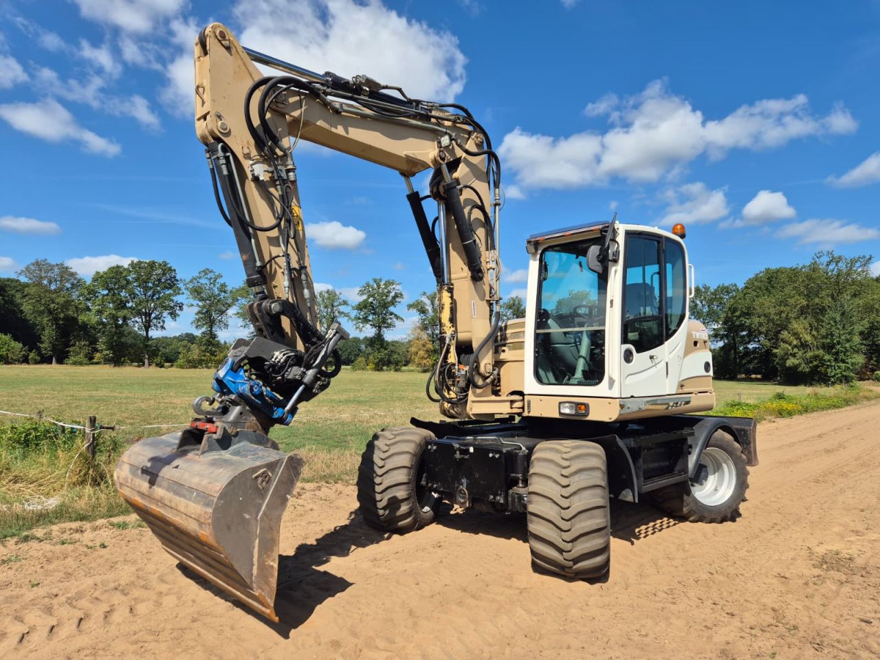 Nette Terex TW 110 mobiele kraan met draaikantelkop