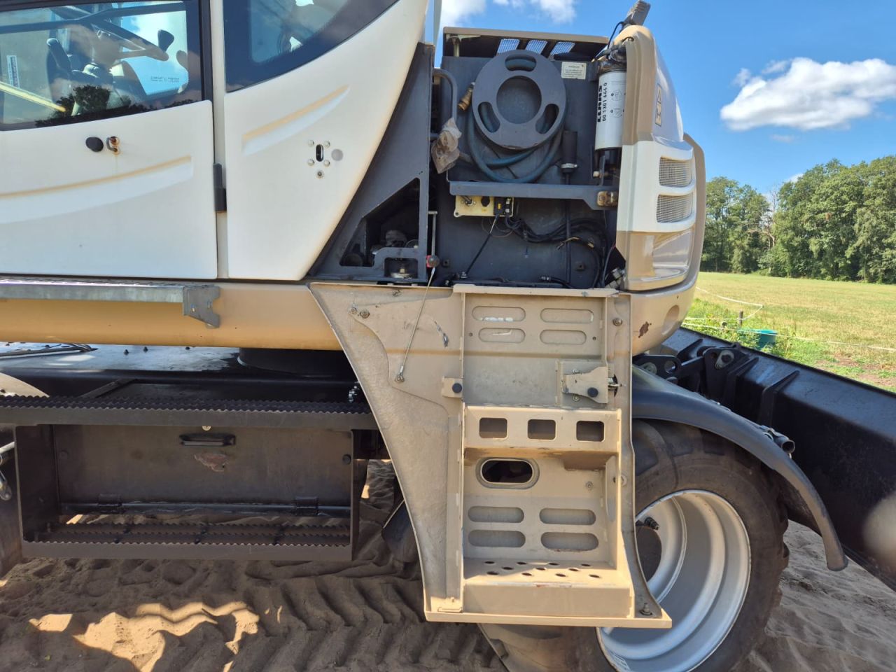 Nette Terex TW 110 mobiele kraan met draaikantelkop