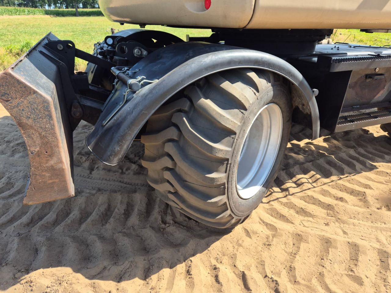 Nette Terex TW 110 mobiele kraan met draaikantelkop