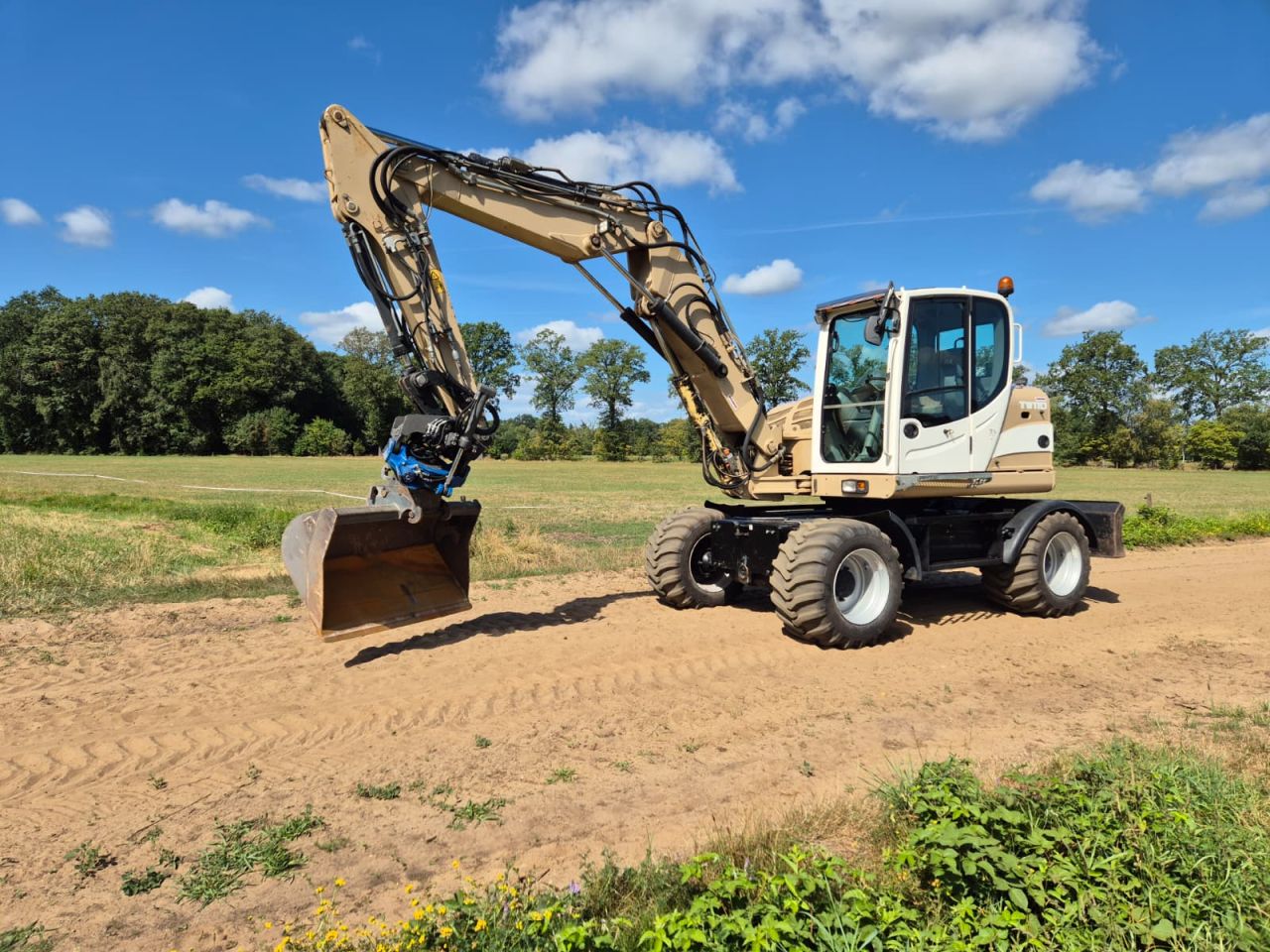 Nette Terex TW 110 mobiele kraan met draaikantelkop