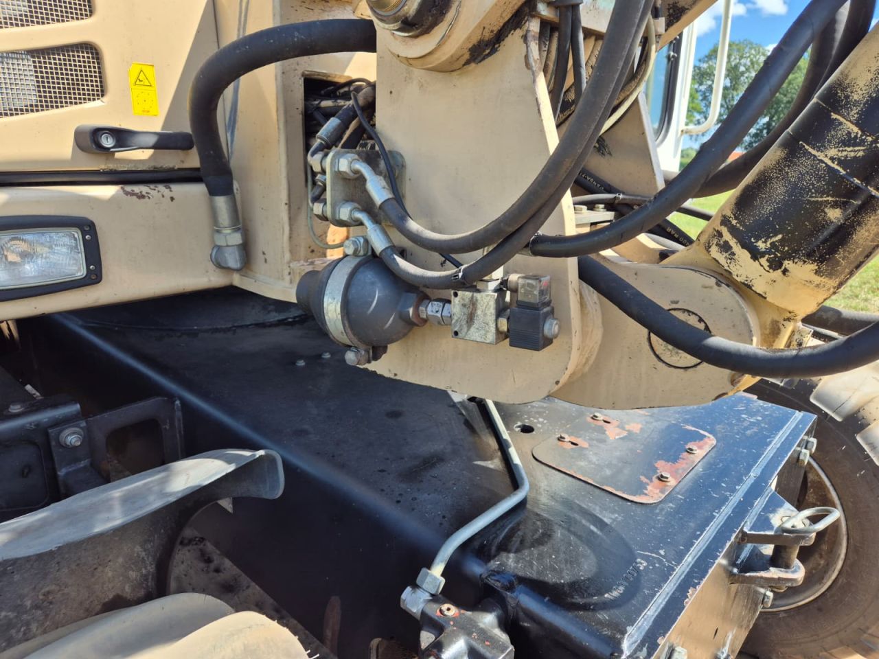 Nette Terex TW 110 mobiele kraan met draaikantelkop