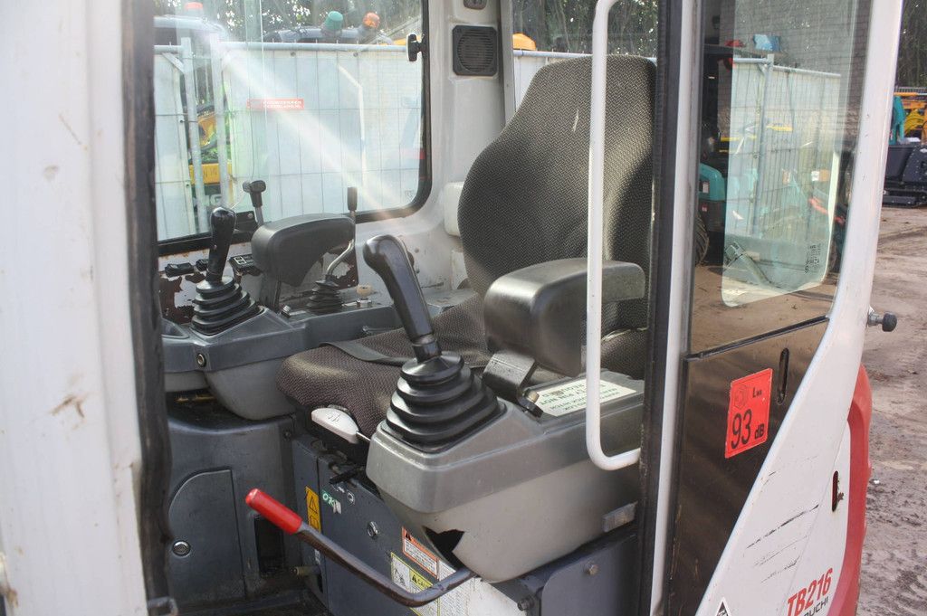 Mini excavator Takeuchi TB216 Diesel 11.5kW 2016