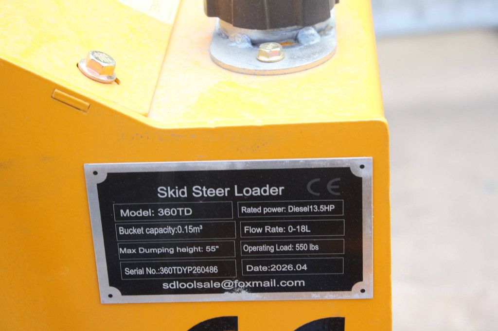Skid steer loader Captok CK360T Diesel 13.5hp 2026