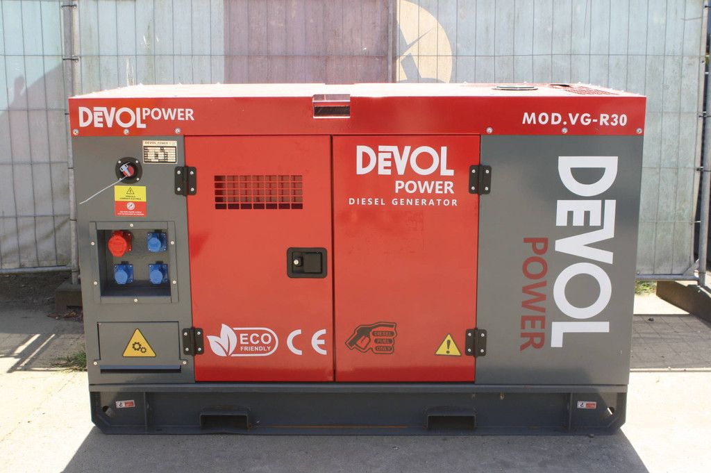 Generator Devol Power VG-R30 Diesel 37,5 kVA 2026 Demo