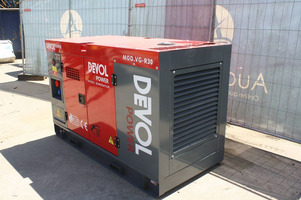 Generator Devol Power VG-R30 Diesel 37,5 kVA 2026 Demo