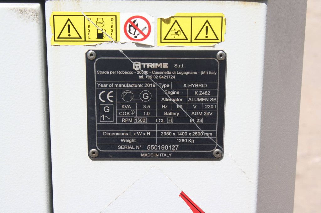 Light pole Trime X-Hybrid Diesel 2019