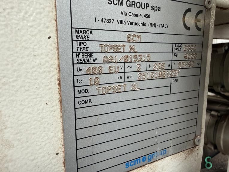Four sided planers SCM Topset XL 8 2006