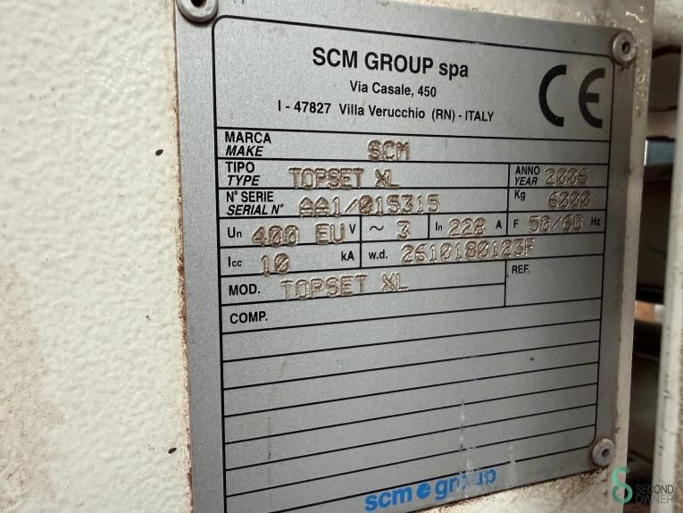 Four sided planers SCM Topset XL 8 2006