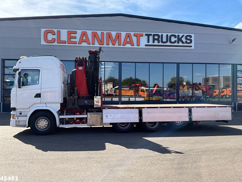 Scania R 490 8x4 Euro 6 Retarder HMF 60 Tonmeter laadkraan + Fly-Jib
