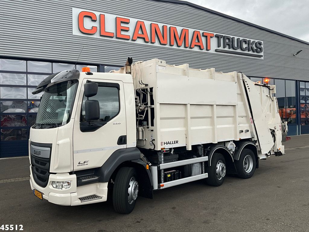 DAF FAG LF 220 Euro 6 Haller 14m³ Just 122.382 km!