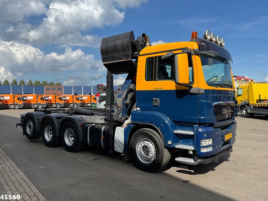 Man TGS 35.440 8x4 HMF 16 Tonmeter Z-kraan