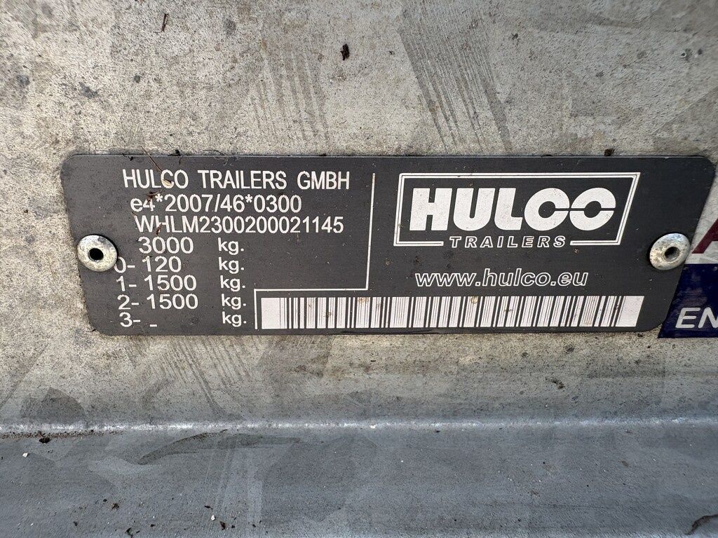 Hulco Tandemas met oprijplaten