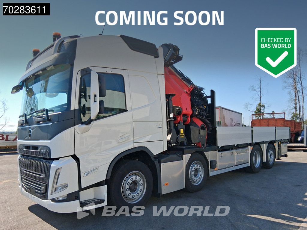 Volvo FM 500 8X2 NEW! Palfinger PK580 TEC Crane + PJ090C JIB + 2.5t Winch ACC Euro 6