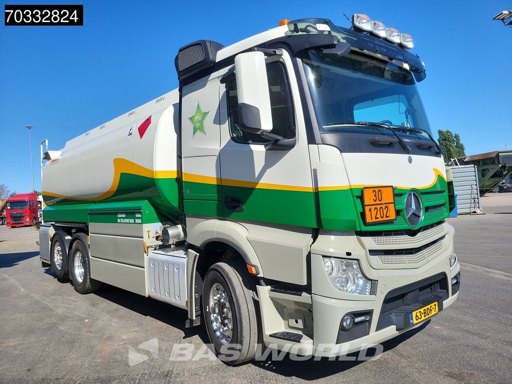 Mercedes Actros Actros 2545 6X2 NL-Truck 22.600 liter LAG Fuel tanker 4 compartments Lift+steering axle Euro 6