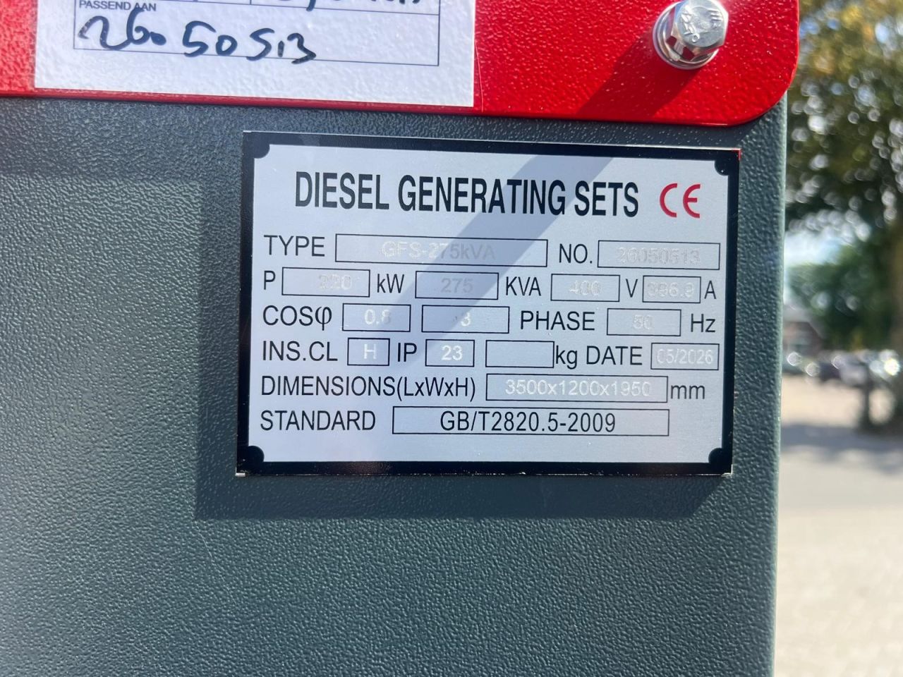 ASHITA 275 KVA Diesel Generator