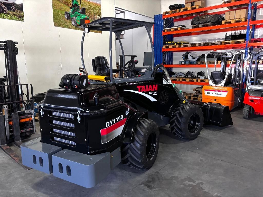 Dikke TAIAN DY1150 minishovel telescooplader met 4 cil. YANMAR