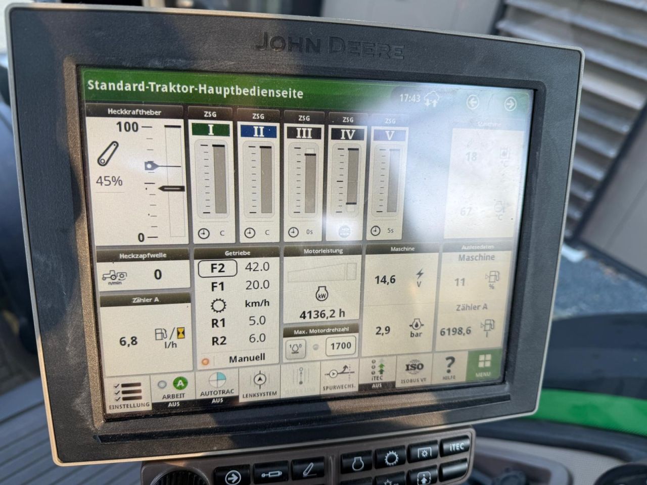 Used JOHN DEERE 8.345R Ultimate edition tractor with 345 HP