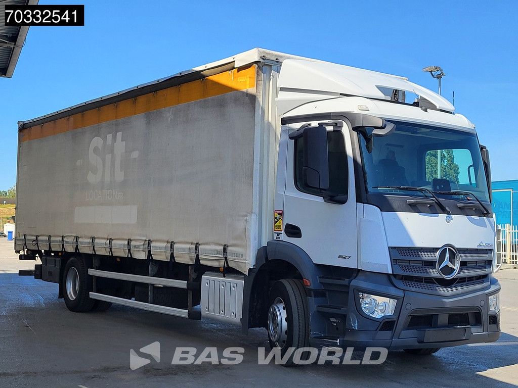 Mercedes Antos 1827 4X2 18tonner Curtainsider 2000kg Ladebordwand Automatic Euro 6