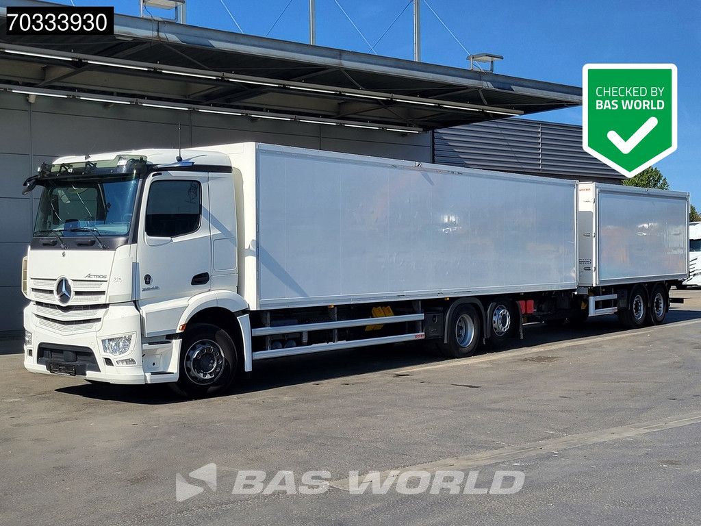 Mercedes Actros 2543 6X2 Combi 2000kg Ladebordwand Lift+steering axle Automatic Euro 6