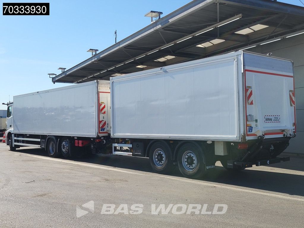 Mercedes Actros 2543 6X2 Combi 2000kg Ladebordwand Lift+steering axle Automatic Euro 6