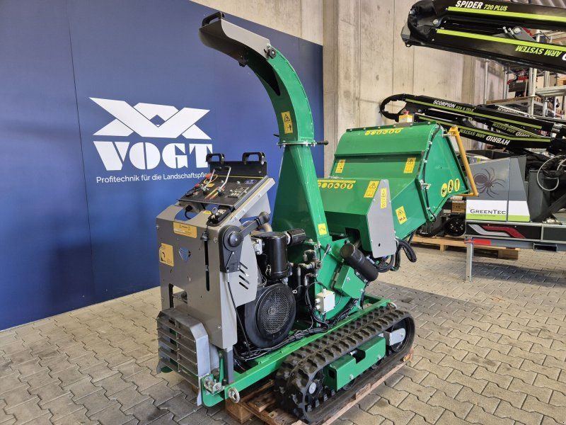 HS 140 MX PRO Holzhäcksler mit Dieselmotor und Kettenantrieb-Vorfüh