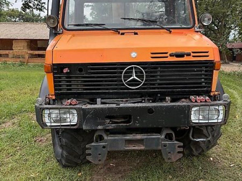 Mercedes-Benz U1650 427 Forst Kran Zapfwelle Kipper, Nur 26.000Km