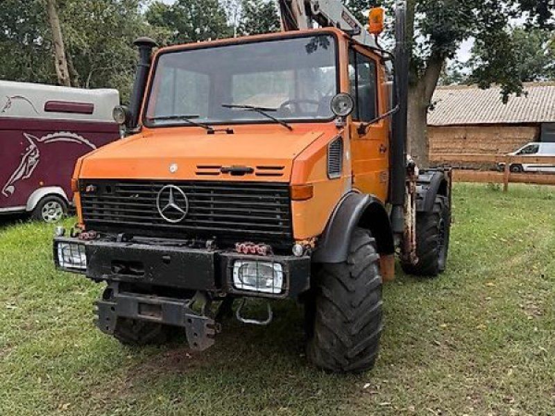 Mercedes-Benz U1650 427 Forst Kran Zapfwelle Kipper, Nur 26.000Km