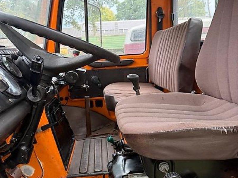 Mercedes-Benz U1650 427 Forst Kran Zapfwelle Kipper, Nur 26.000Km