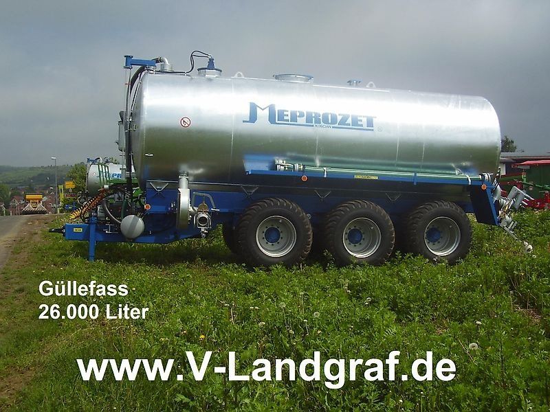 Meprozet PN 240 Güllefass 24.000 L Tridem 700/50-26,5 Nachllenkung