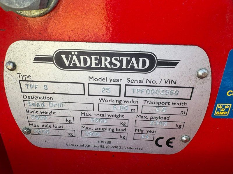 Väderstad Tempo TPF 8