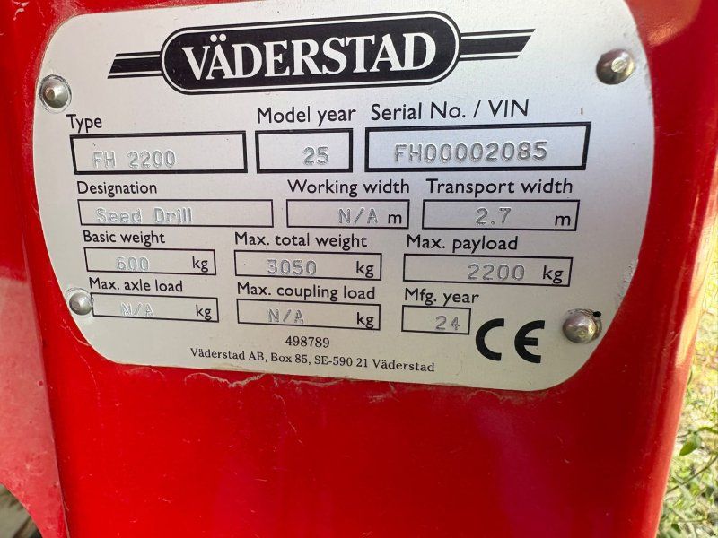Väderstad FH 2200