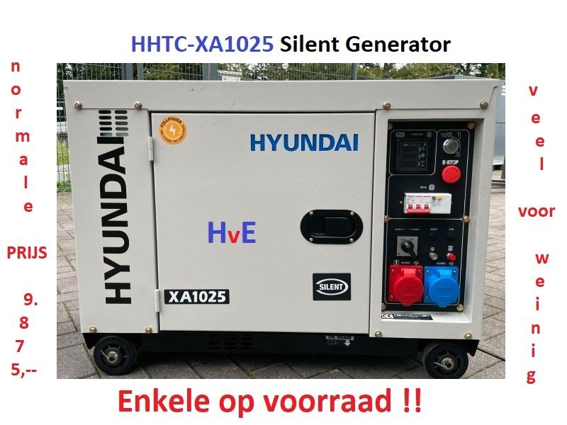 Aggregaat nodig ... Henk heeft ze staan ... in Epe ...