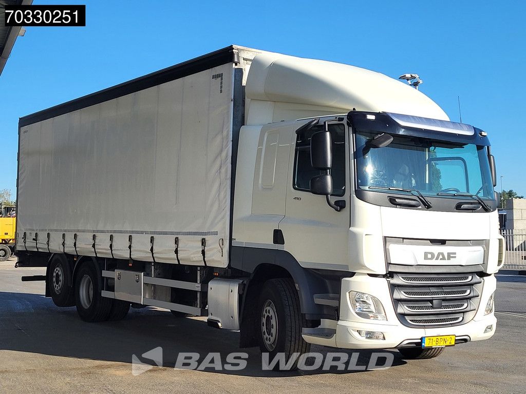 DAF CF CF 410 6X2 NL-Truck Curtainsider APK Lift+steering axle MX Engine brake Euro 6