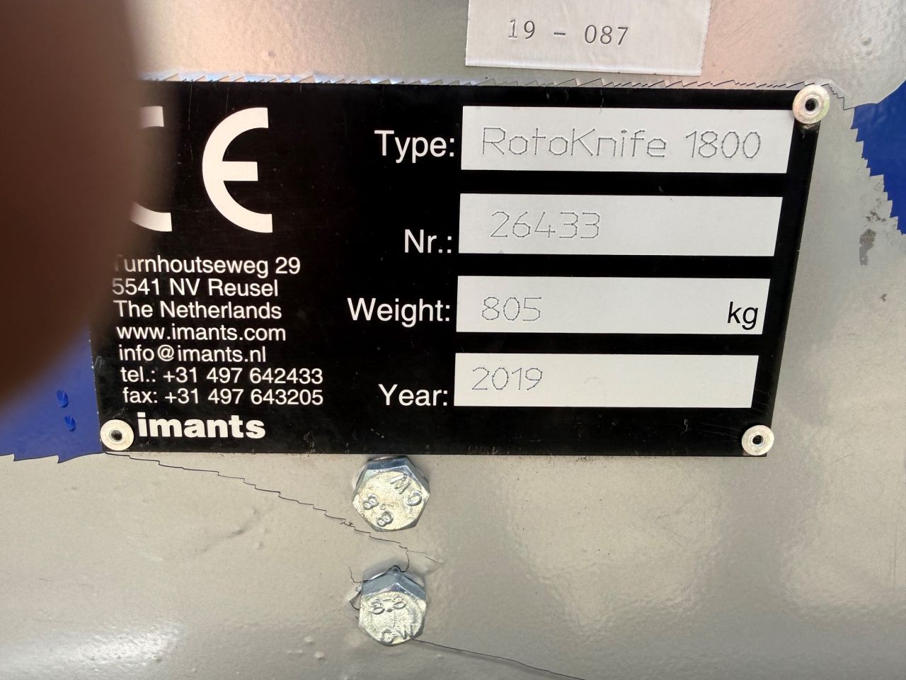 Imants RotoKnife 1800