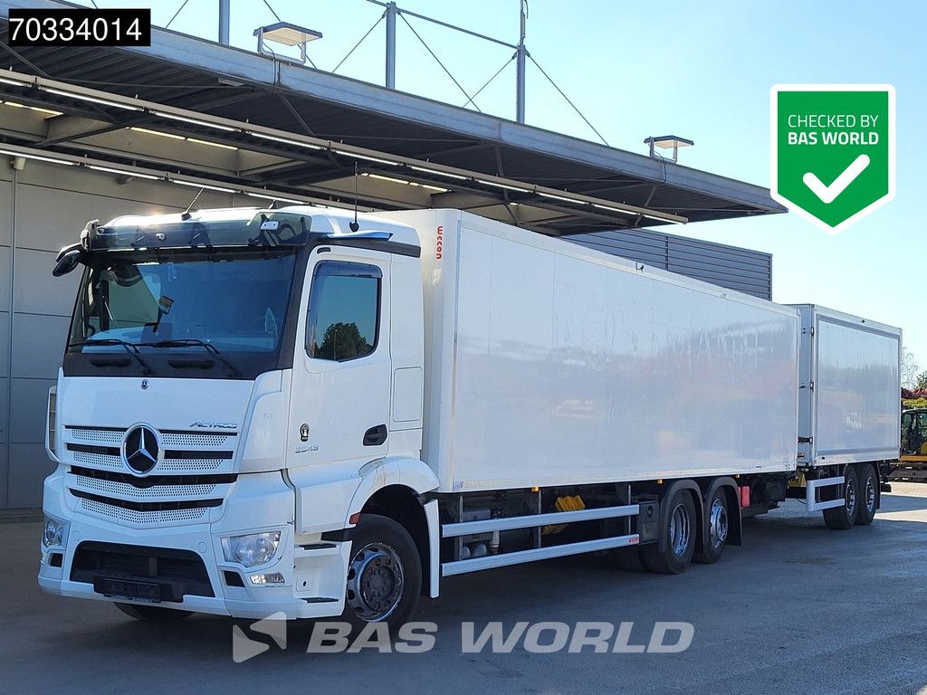 Mercedes Actros 2543 6X2 Combi 2000kg Ladebordwand Lift+steering axle Automatic Euro 6