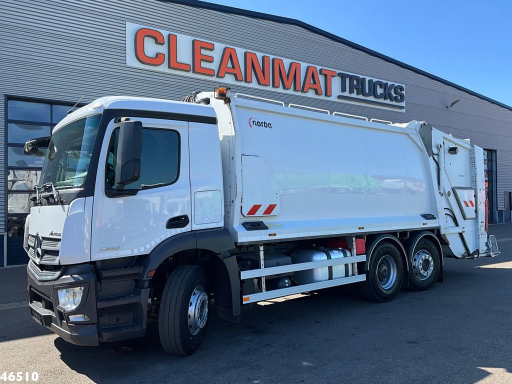 Mercedes-Benz Antos 2533 Euro 6 Norba 22m³ 2 compartimenten Just 124.945 km!