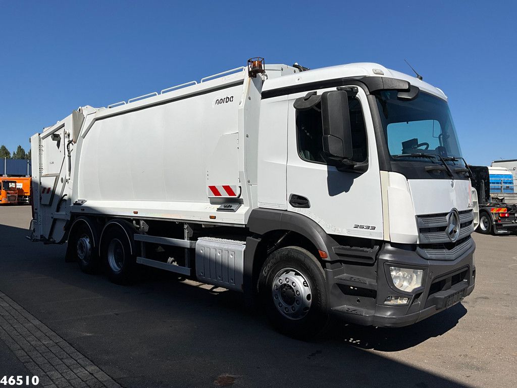 Mercedes-Benz Antos 2533 Euro 6 Norba 22m³ 2 compartimenten Just 124.945 km!