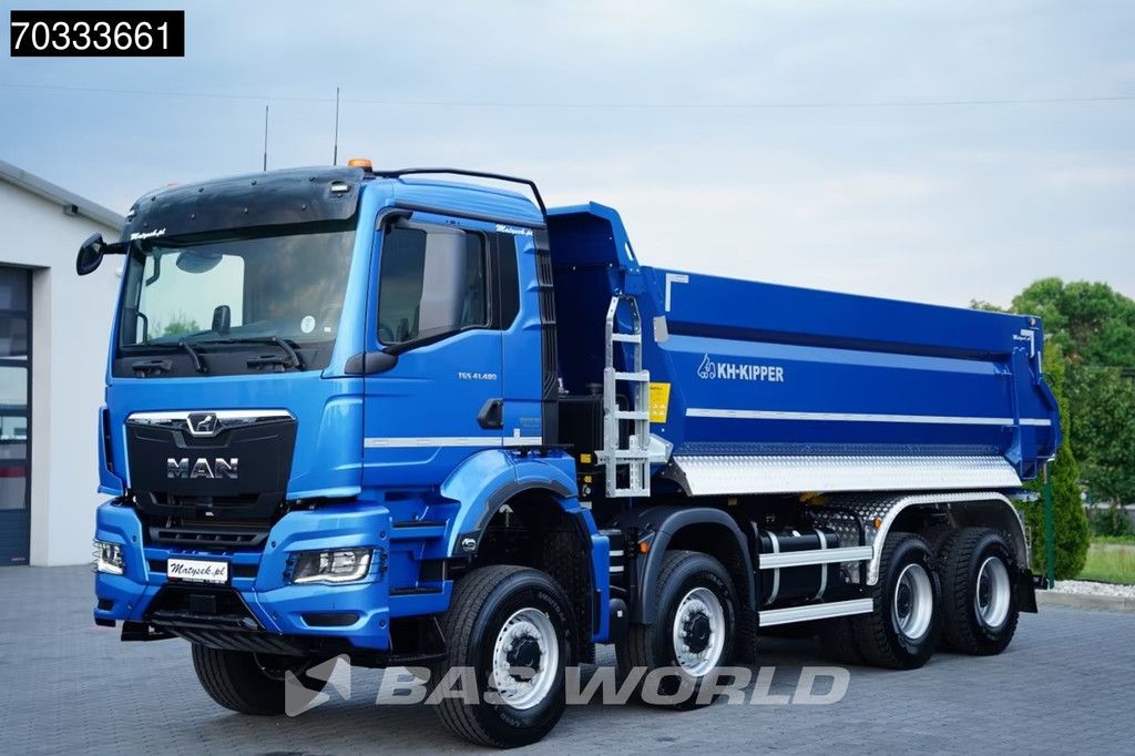 MAN TGS TGS 41.480 8X8 NEW! 8x8 19m3 KH Kipper Steel suspension Big-Axle Euro 6