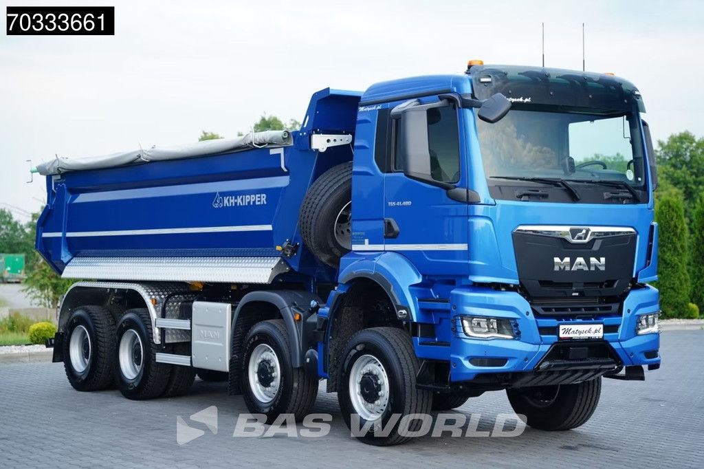 MAN TGS TGS 41.480 8X8 NEW! 8x8 19m3 KH Kipper Steel suspension Big-Axle Euro 6