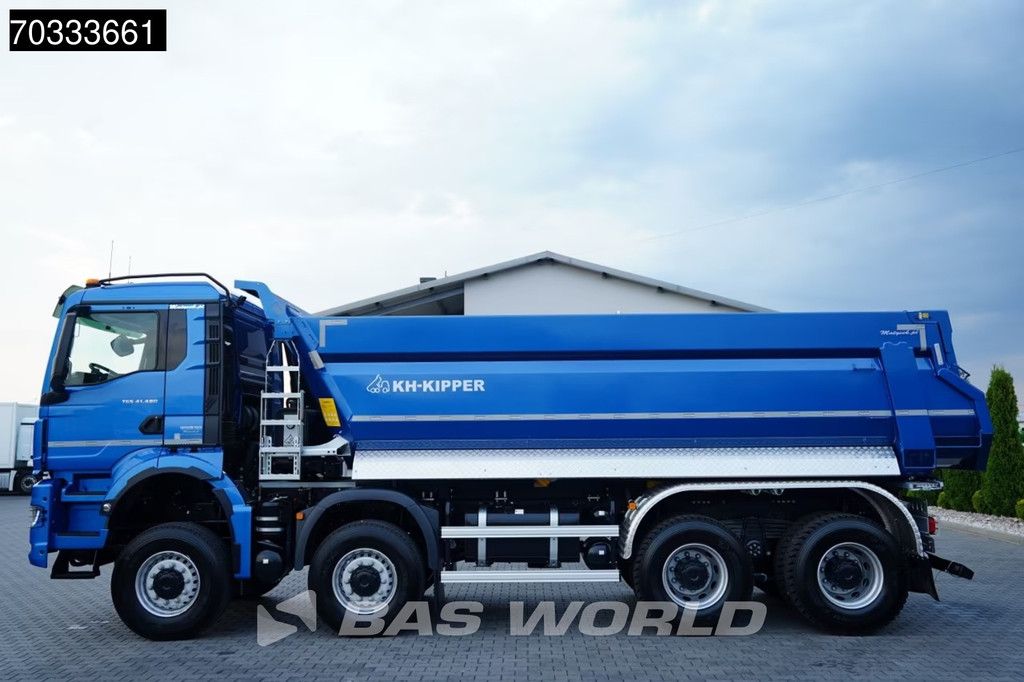 MAN TGS TGS 41.480 8X8 NEW! 8x8 19m3 KH Kipper Steel suspension Big-Axle Euro 6