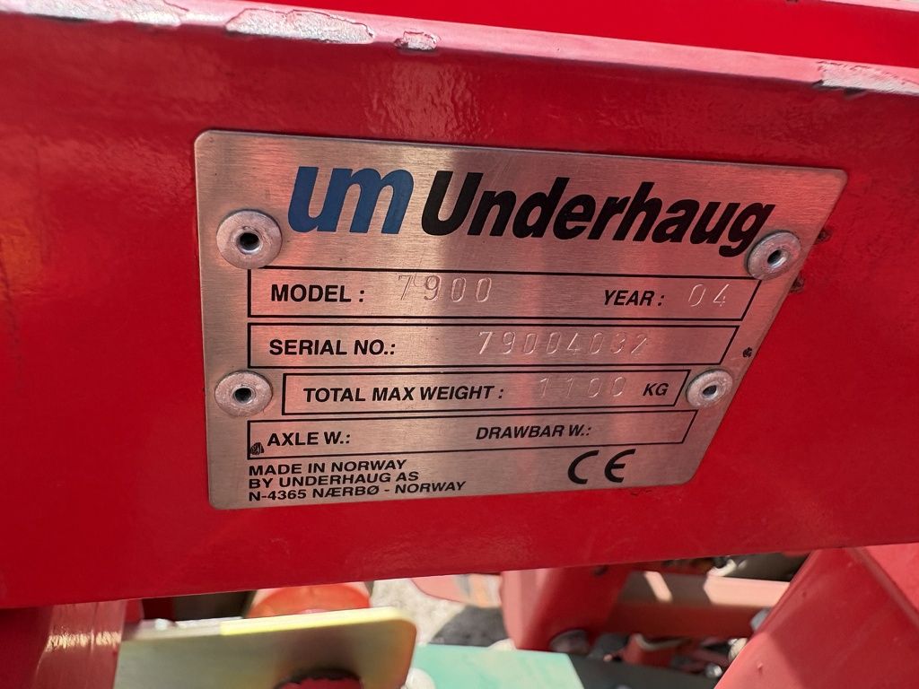 Underhaug 7900 gras doorzaaimachine